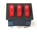 KCD3-3W Công Tắc Ba ON-OFF 9Pin 16A LED Đỏ